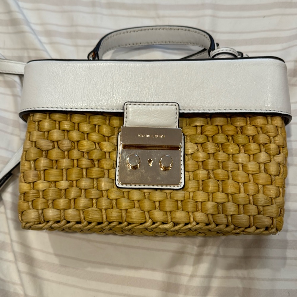 Michael Kors basket weave bag